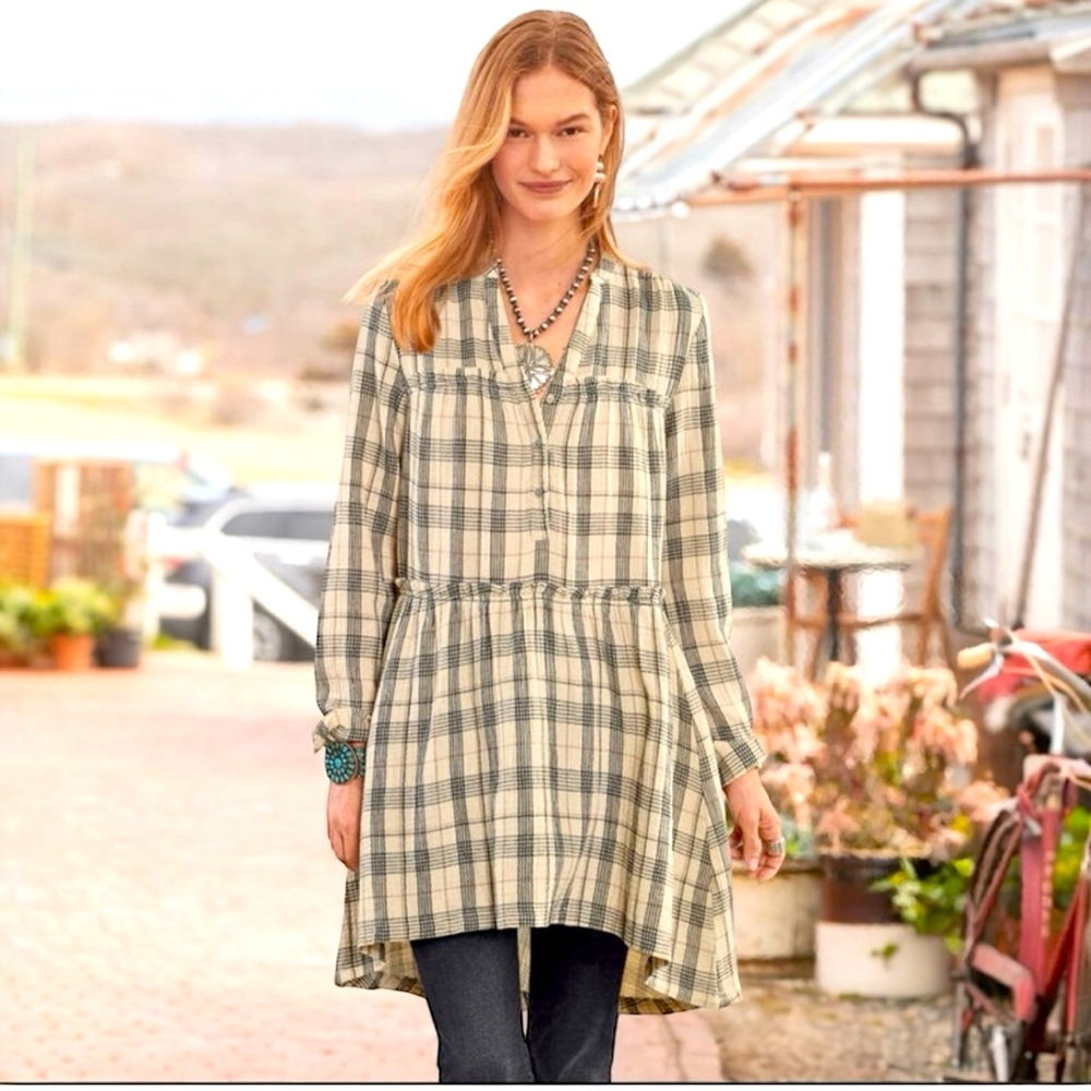 SUNDANCE Women's Darcy Plaid Tunic/ Dress (S)